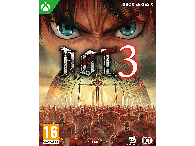 Imagen de XBOX Series X Attack On Titan 3 (Launch Edition) (Steelbook + ICONART DLC)