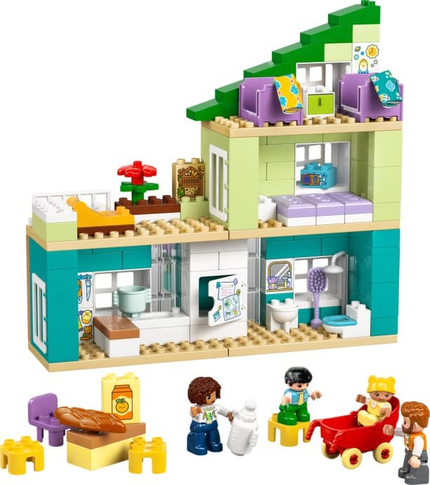 Imagen de Casa Familiar Moderna "3 en 1" con Figuras