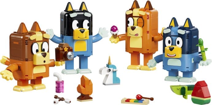Imagen de Familia de Bluey para Construir