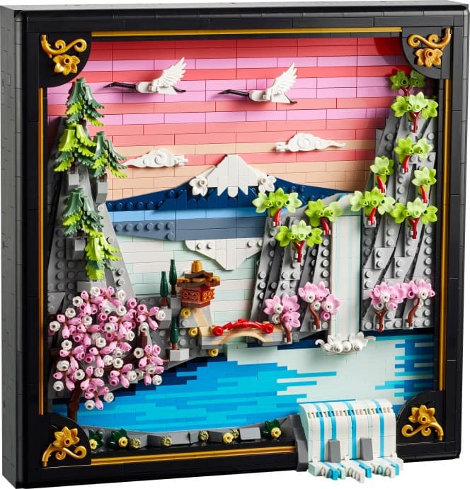 Imagen de Paisaje Japonés con Cerezos en Flor