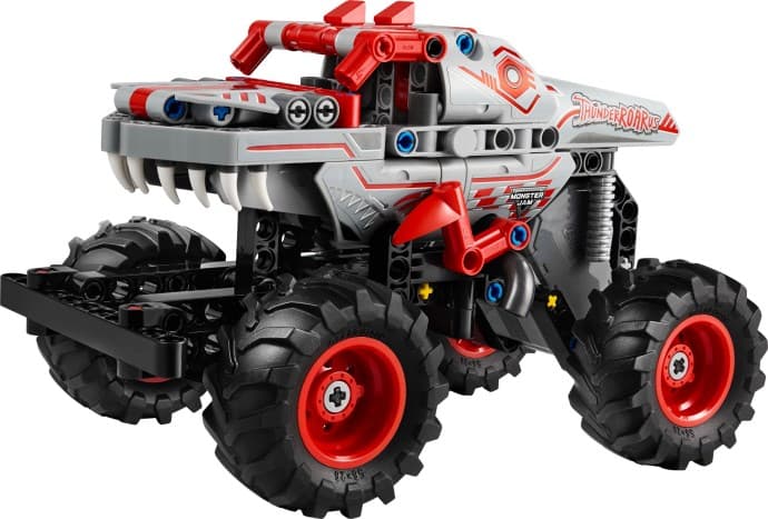 Imagen del set LEGO Monster Jam ThunderROARus con Motor de Carga Manual