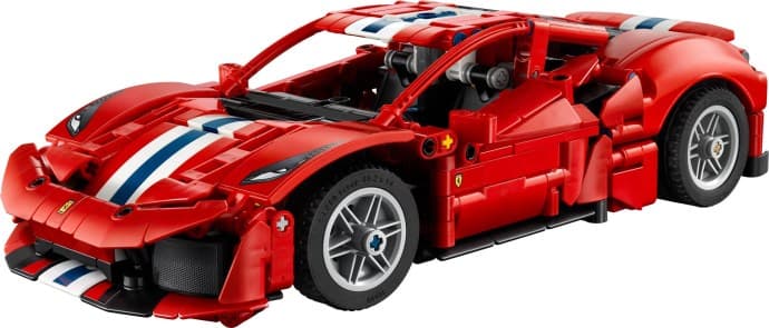 Imagen del set LEGO Coche Ferrari 488 PISTA