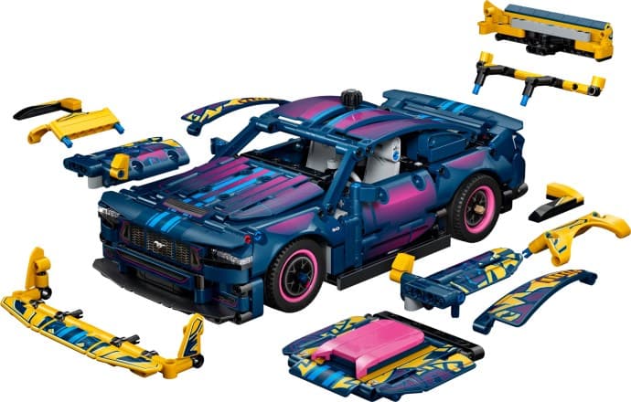 Imagen del set LEGO Taller de Tuning: Coche Ford Mustang GT