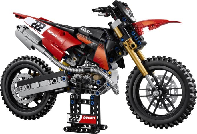 Imagen del set LEGO Moto Ducati Desmo450 MX Factory