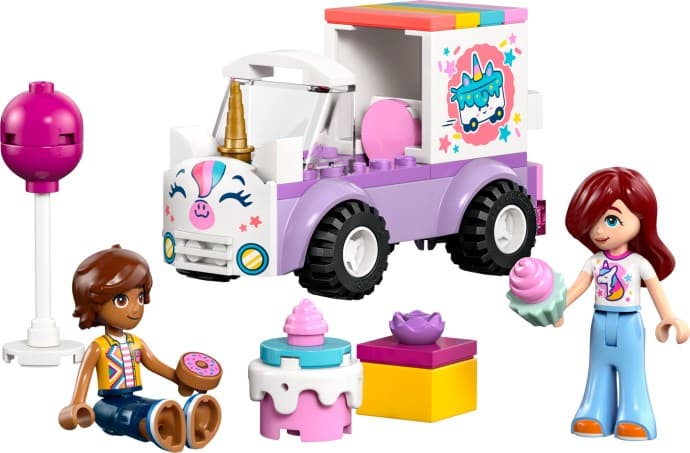 Imagen de Coche-Unicornio de Reparto de Pasteles