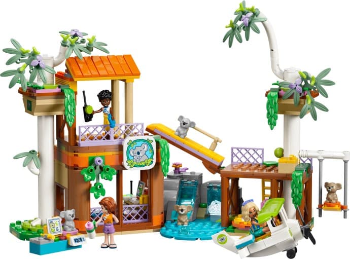 Imagen del set LEGO Hábitat y Centro de Cuidados para Koalas