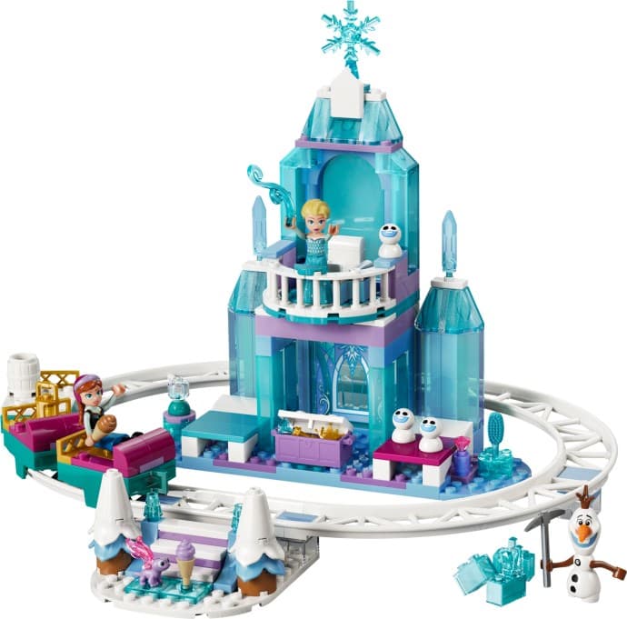 Imagen del set LEGO Castillo de Hielo de Elsa y Aventura en la Nieve