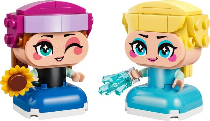 Imagen del set LEGO Mini Anna y Elsa