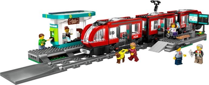 Imagen del set LEGO Tranvía y Estación del Centro
