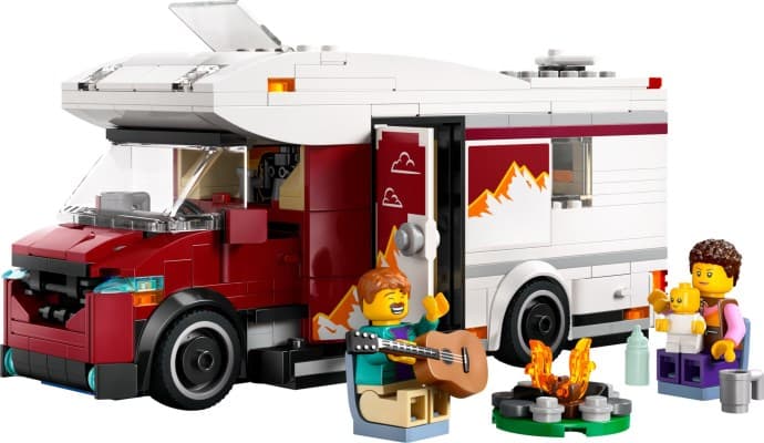 Imagen del set LEGO Autocaravana Aventurera de Vacaciones