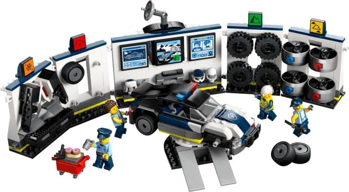 Imagen del set LEGO Taller de Modificación de Coches de Policía