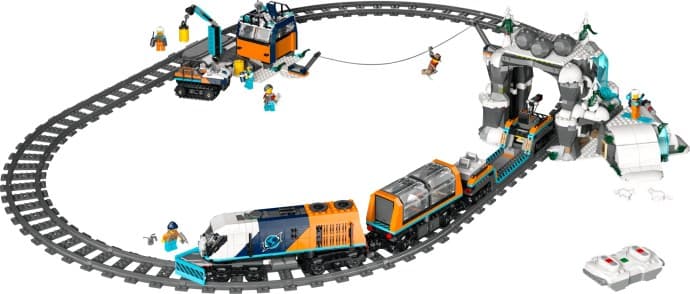 Imagen del set LEGO Tren Expreso Polar Ártico de los Exploradores