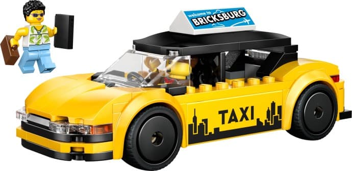 Imagen del set LEGO Taxi Amarillo