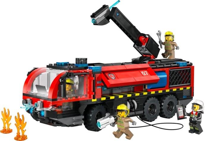 Imagen del set LEGO Camión de Bomberos Aeroportuario
