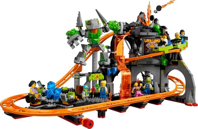 Imagen del set LEGO Montaña Rusa del Parque Lava Land