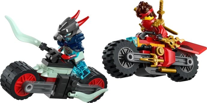 Imagen del set LEGO Carrera Relámpago en Moto de Kai