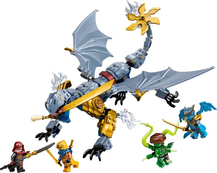 Imagen del set LEGO Batalla del Dragón Ninja Riyu