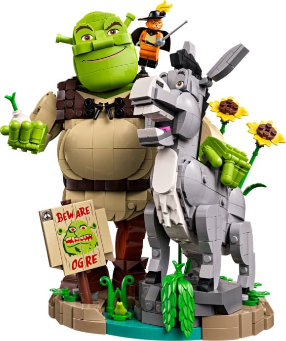 Imagen de Shrek, Asno y Gato con Botas