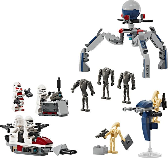 Imagen del set LEGO Pack de Combate: Soldado Clon y Droide de Combate