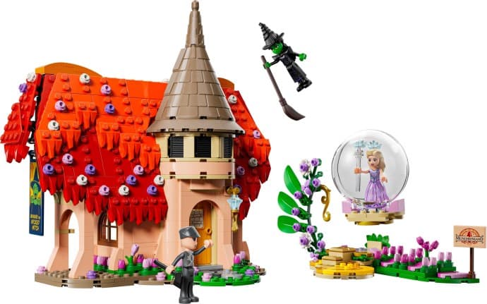 Imagen de Glinda y Elphaba Visitan Munchkinland