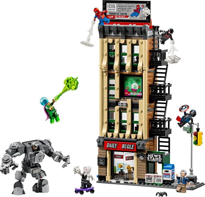 Imagen del set LEGO Spider-Man vs. Mysterio: El Daily Bugle