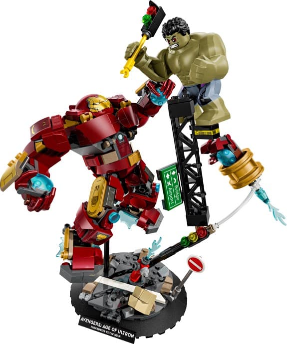 Imagen del set LEGO Batalla Legendaria: Hulkbuster vs. Hulk