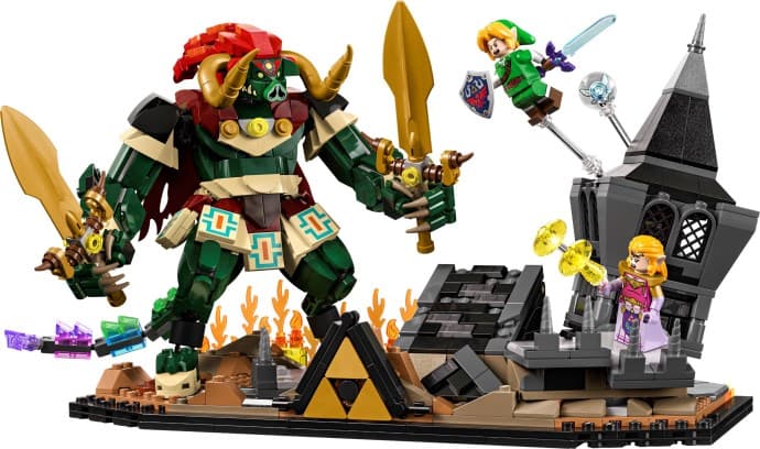 Imagen del set LEGO Ocarina of Time - El combate final