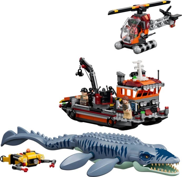 Imagen de Ataque del Dinosaurio Marino Mosasaurus