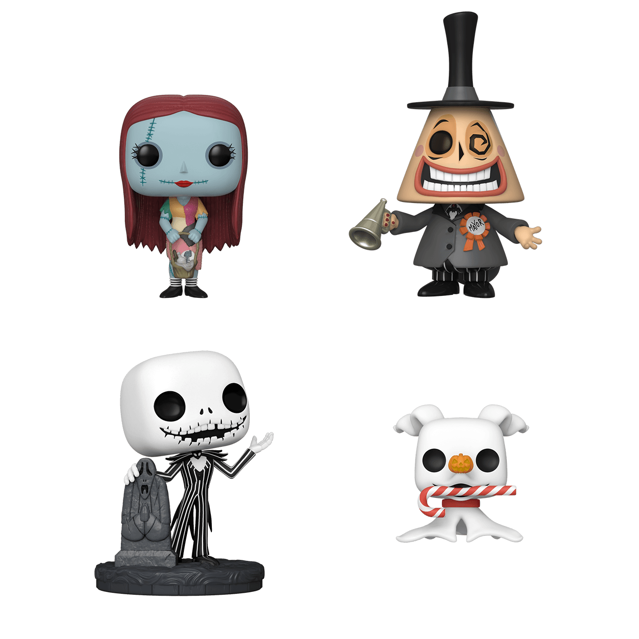 Imagen del set LEGO Funko POP! Disney The Nightmare Before Christmas - Sally, Mayor 4 Pack | Merchandising Oficial
