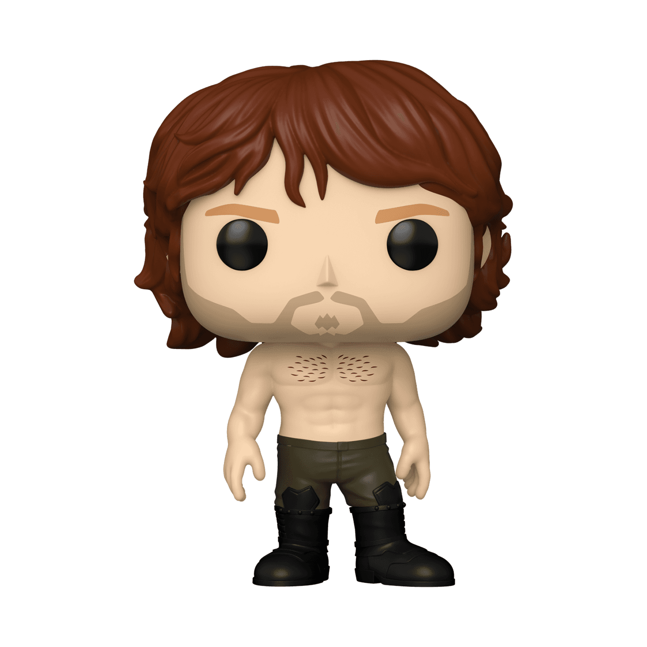 Imagen del set LEGO POP Funko Outlander Jamie Fraser Shirtless #1957 Figura de vinilo | Personaje de la serie de televisión, cicatrices traseras detalladas