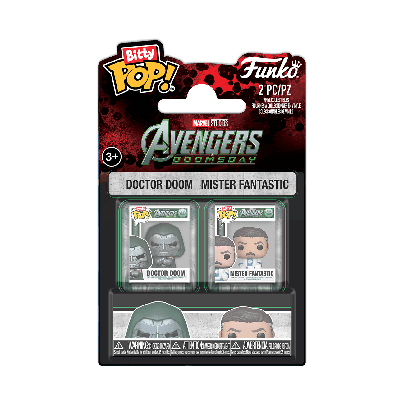Imagen del set LEGO Funko Bitty Pop! Doctor Doom & Mister Fantastic 2-Pack