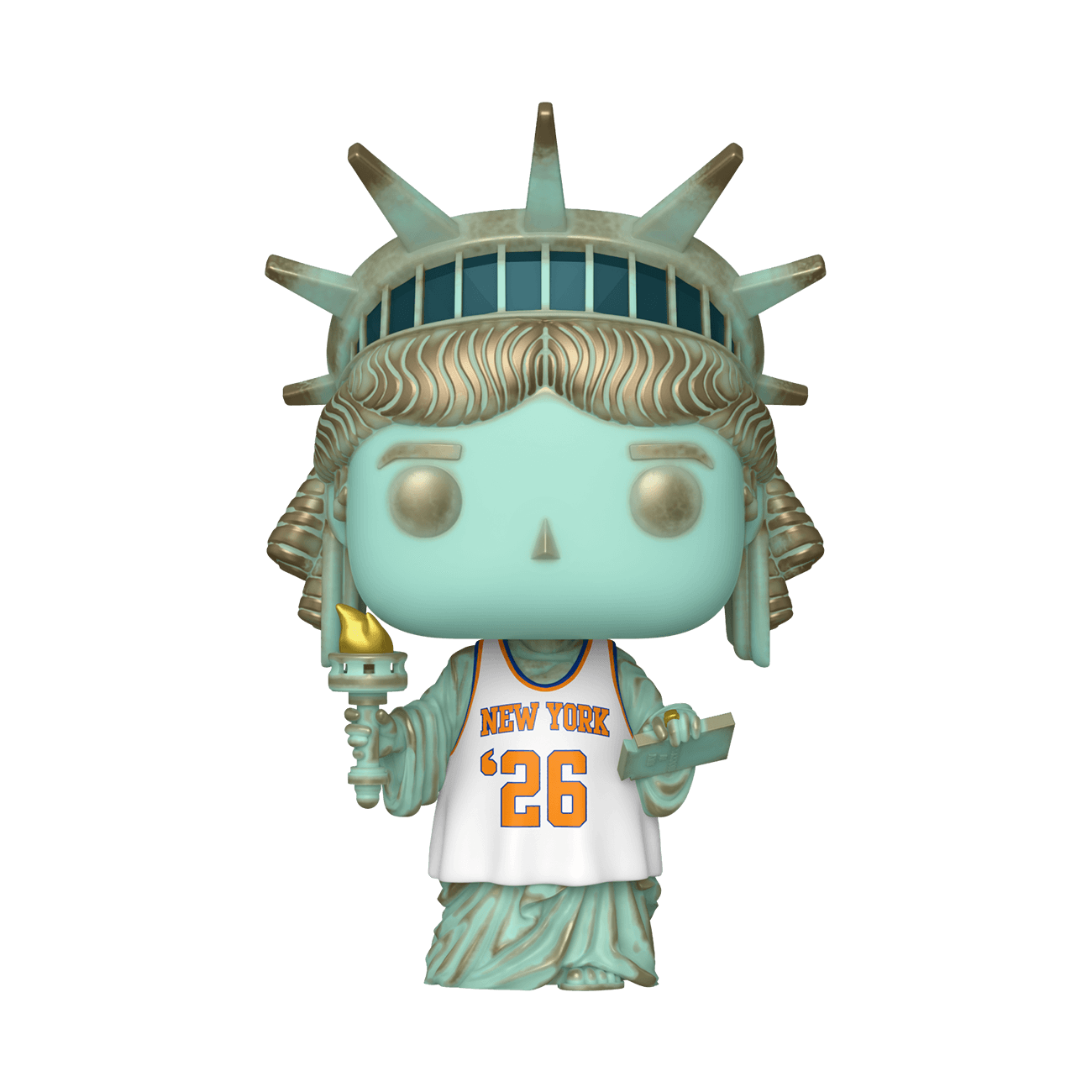 Imagen del set LEGO Funko Pop! Statue of Liberty (New York Knicks 2026 NBA Champions - Ring Night)