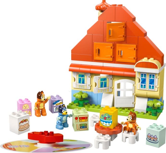 Imagen de Casa Familiar de Bluey con Juego de Memoria