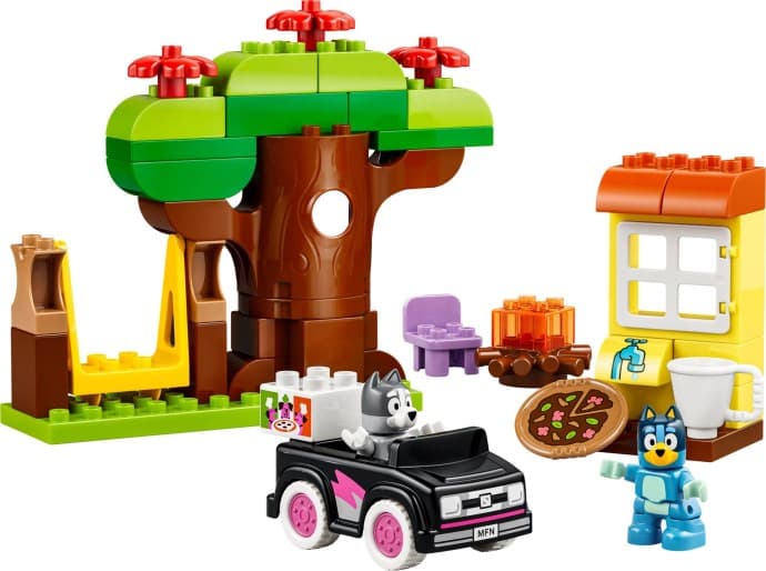 Imagen del set LEGO Pizzeras con Muffin y Bluey