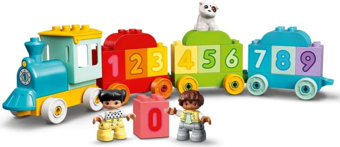 Imagen del set LEGO Tren de los Números: Aprende a Contar