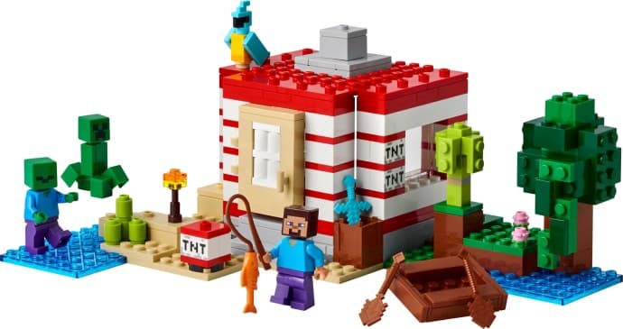 Imagen del set LEGO La Casa-Dinamita de la Selva