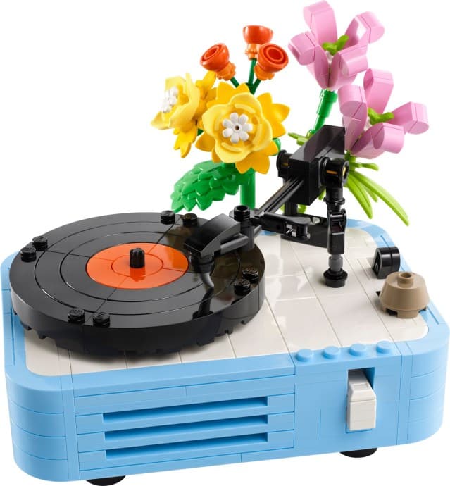 Imagen del set LEGO Tocadiscos con Flores
