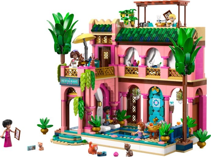 Imagen del set LEGO Restaurante con Jardín