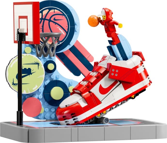 Imagen del set LEGO Nike Dunk Trickshot