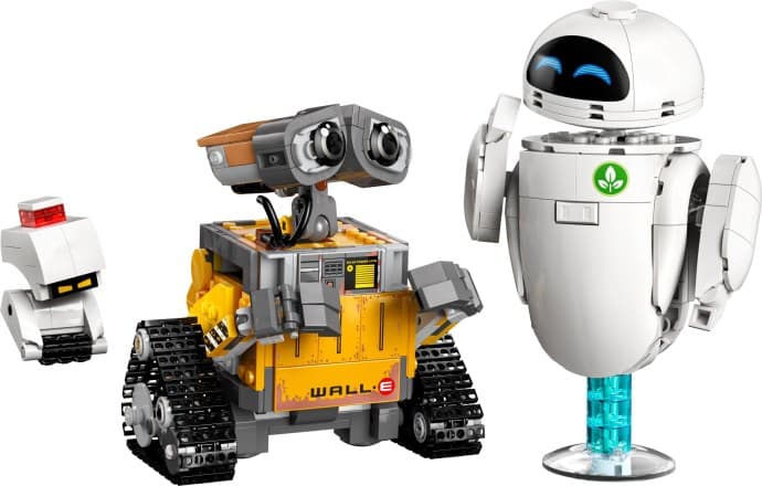 Imagen del set LEGO WALL-E y EVE
