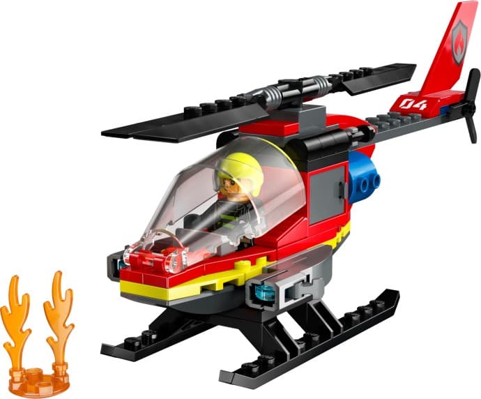 Imagen del set LEGO Helicóptero de Rescate de Bomberos