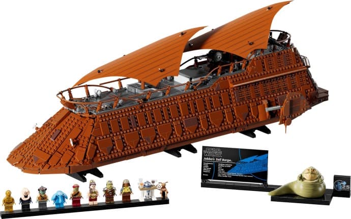 Imagen del set LEGO Barcaza Velera de Jabba