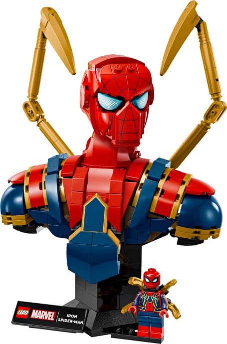 Imagen del set LEGO Busto de Iron Spider-Man