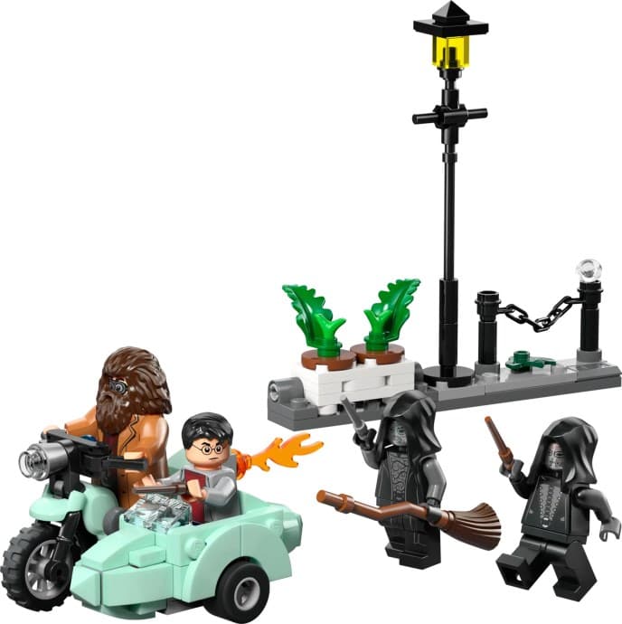 Imagen del set LEGO Hagrid y Harry: Huida de Privet Drive