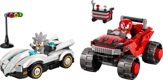 Imagen de Coche de Silver vs. Monster Truck de Knuckles